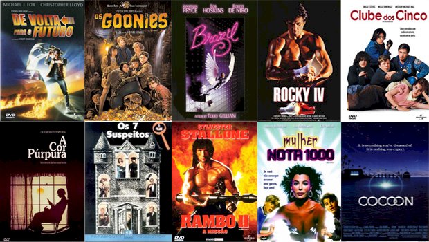 Nostalgia Filmes de 40 anos (1985)